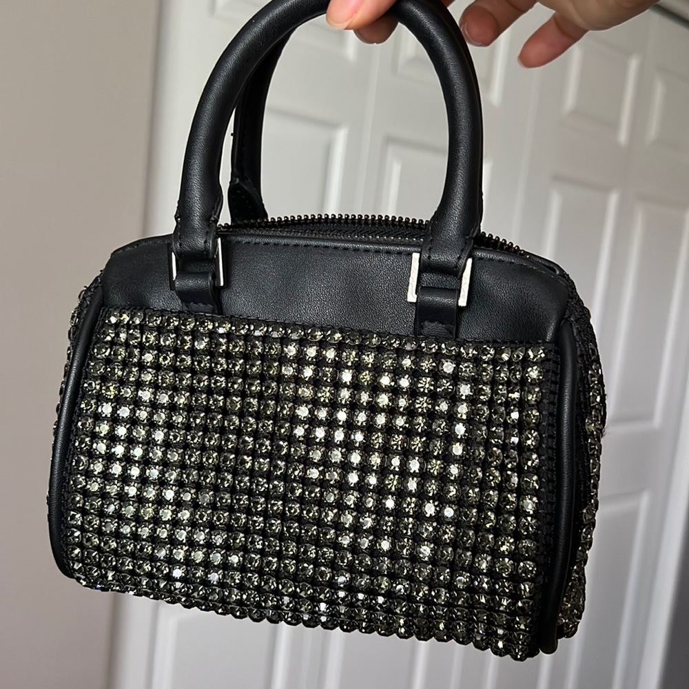 Mini bag / faux leather/ strass / excellent condition